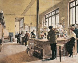 Kommunales Chemielabor in Paris von Ferdinand Joseph Gueldry