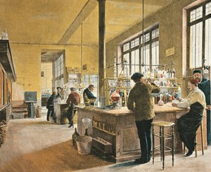 Frankreich, Paris, Städtisches Chemielabor in Paris von Ferdinand Joseph Gueldry