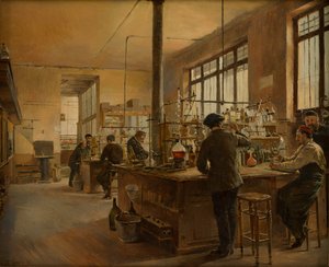 Städtisches Chemielabor, Polizeipräfektur Paris, 1887 von Ferdinand Joseph Gueldry