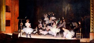 Probe im Opernhaus von Ferdinand Joseph Gueldry