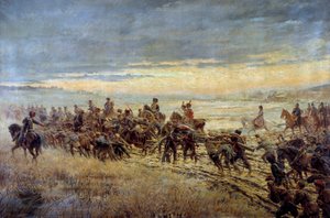 Der Vorabend der Schlacht von Montmirail 10/02/1814 von Ferdinand Joseph Gueldry
