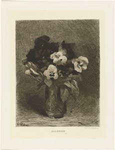 Veilchen in einer Vase