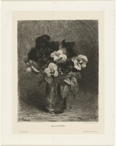 Veilchen in einer Vase
