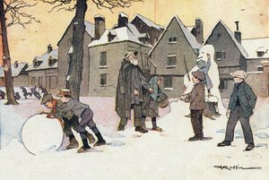 Schnee, in Imagier de l