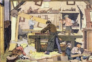 Der Zimmermann, in Imagier de l