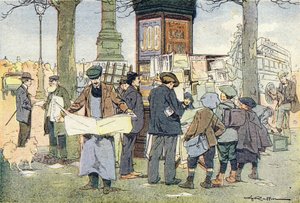 Der Kiosk mit Zeitungen, in Imagier de l