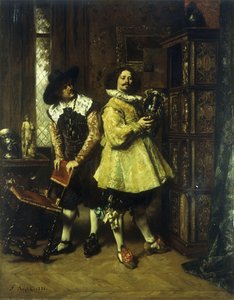 Die Kenner, 1883 von Ferdinand Roybet