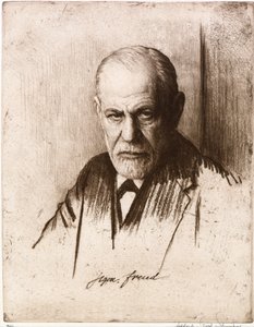 Porträt von Sigmund Freud (1856-1939)