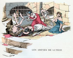 Die Arenen von Lutetia, ca. 1870-1950 von Ferdinand Sigismund Bac