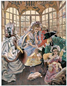 Die Emigration während der Revolution, 18. Jahrhundert, ca. 1880-1950 von Ferdinand Sigismund Bac