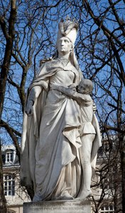 Statue von Margarete von Anjou (Marmor) von Ferdinand Taulet
