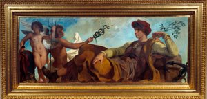 Allegorie der Malereiindustrie von Eugene Delacroix (1798-1863) von Ferdinand Victor Eugene Delacroix