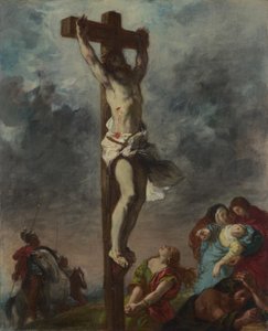Christus am Kreuz, 1853 von Ferdinand Victor Eugene Delacroix