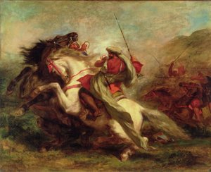 Kollision maurischer Reiter, 1843-44