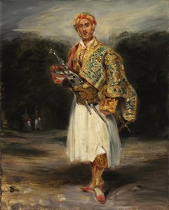 Graf Demetrius de Palatiano in Suliot-Kostüm, undatiert