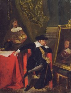 Cromwell im Windsor Castle, 1828 von Ferdinand Victor Eugene Delacroix
