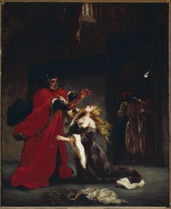 Desdemona von ihrem Vater verflucht von Ferdinand Victor Eugene Delacroix