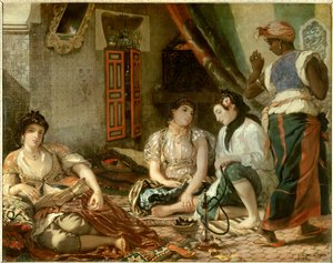 Die Frauen von Algier in ihrem Apartment von Ferdinand Victor Eugene Delacroix