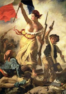 Die Freiheit führt das Volk, 28. Juli 1830 (Detail)