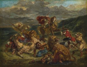Löwenjagd, 1860-61
