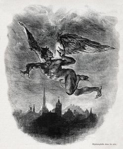 Mephistopheles von Ferdinand Victor Eugene Delacroix