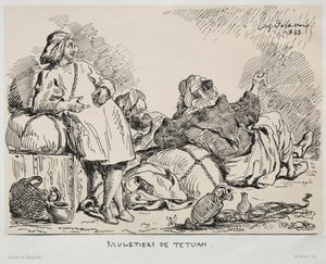 Maultiertreiber von Tétuan, 1833