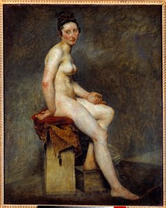 Nackte Sitzende, genannt Miss Rose. Gemälde von Eugène Delacroix