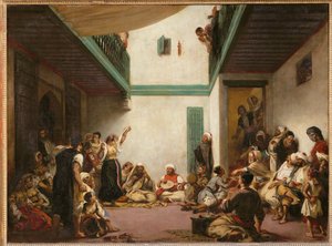 Jüdische Hochzeit in Marokko von Ferdinand Victor Eugene Delacroix