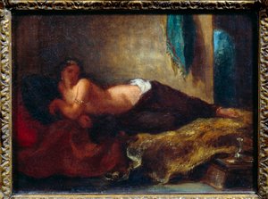 Odaliske von Ferdinand Victor Eugene Delacroix