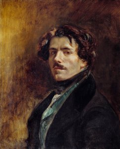 Selbstporträt von Eugene Delacroix (1798-1863) von Ferdinand Victor Eugene Delacroix