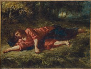 Die Agonie im Garten, um 1849 von Ferdinand Victor Eugene Delacroix
