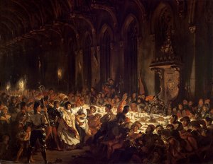 Die Ermordung des Bischofs von Lüttich von Ferdinand Victor Eugene Delacroix