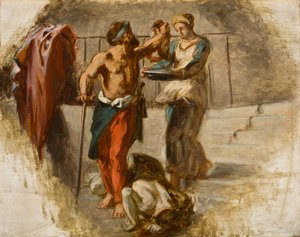 Die Enthauptung von Johannes dem Täufer, c.1838 von Ferdinand Victor Eugene Delacroix