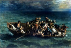 Das Schiffswrack von Don Juan, 1840 von Ferdinand Victor Eugene Delacroix