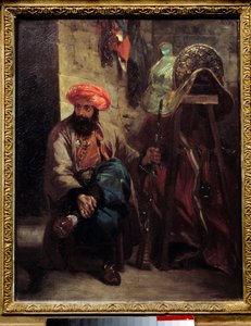 Der türkische Sattel (Gemälde von Eugene Delacroix, 1825)