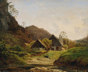 Landschaft mit Hammerschmiede