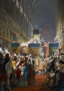 Ludwig XIV. von Frankreich empfängt Vertreter der sozialen Klassen in Paris von Ferdinand the Elder Piloty