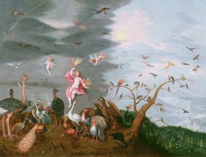 Eine Allegorie der Luft von Ferdinand van Kessel