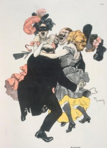 Karneval – Wir halten fest und treu zusammen – hipp hipp hurra! von Ferdinand von Reznicek