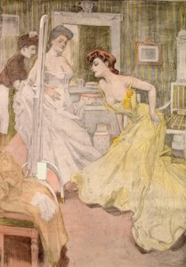 Mama, die Toilette ist entzückend, man sieht einfach alles! von Ferdinand von Reznicek