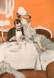 Nicht zu stürmisch! Ihre Leidenschaft kann meinetwegen alles ruinieren, bloß nicht meine Robe von Ferdinand von Reznicek