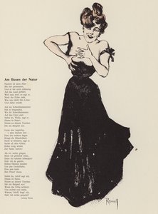 Frau lacht von Ferdinand von Reznicek