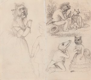 Karikaturen von Ferdinand von Wright