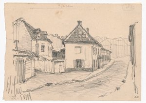 Gerbergasse in Wilna von Ferdynand Ruszczyc