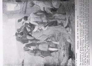 Leben auf dem Land in der Bronzezeit, Illustration aus 