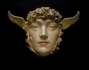 Eine Maske, um 1897 von Fernand Khnopff