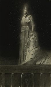 Mit Verhaeren: Ein Engel von Fernand Khnopff