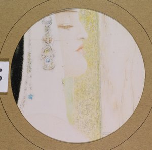 Kopf einer Frau, ca. 1908 von Fernand Khnopff