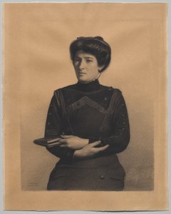 Porträt von Madame Jules Ricard, geborene Augustine Bulteau von Fernand Khnopff