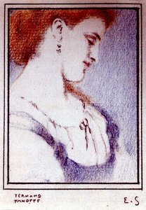 Die Gedanken von Eugene Smits von Fernand Khnopff